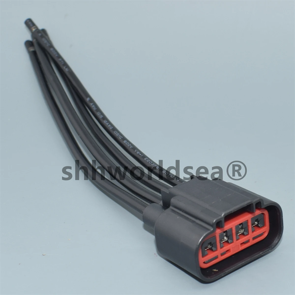 shhworldsea 4 Pin/Way 2.8mm Automotive connector plug high-voltage package ignition harness