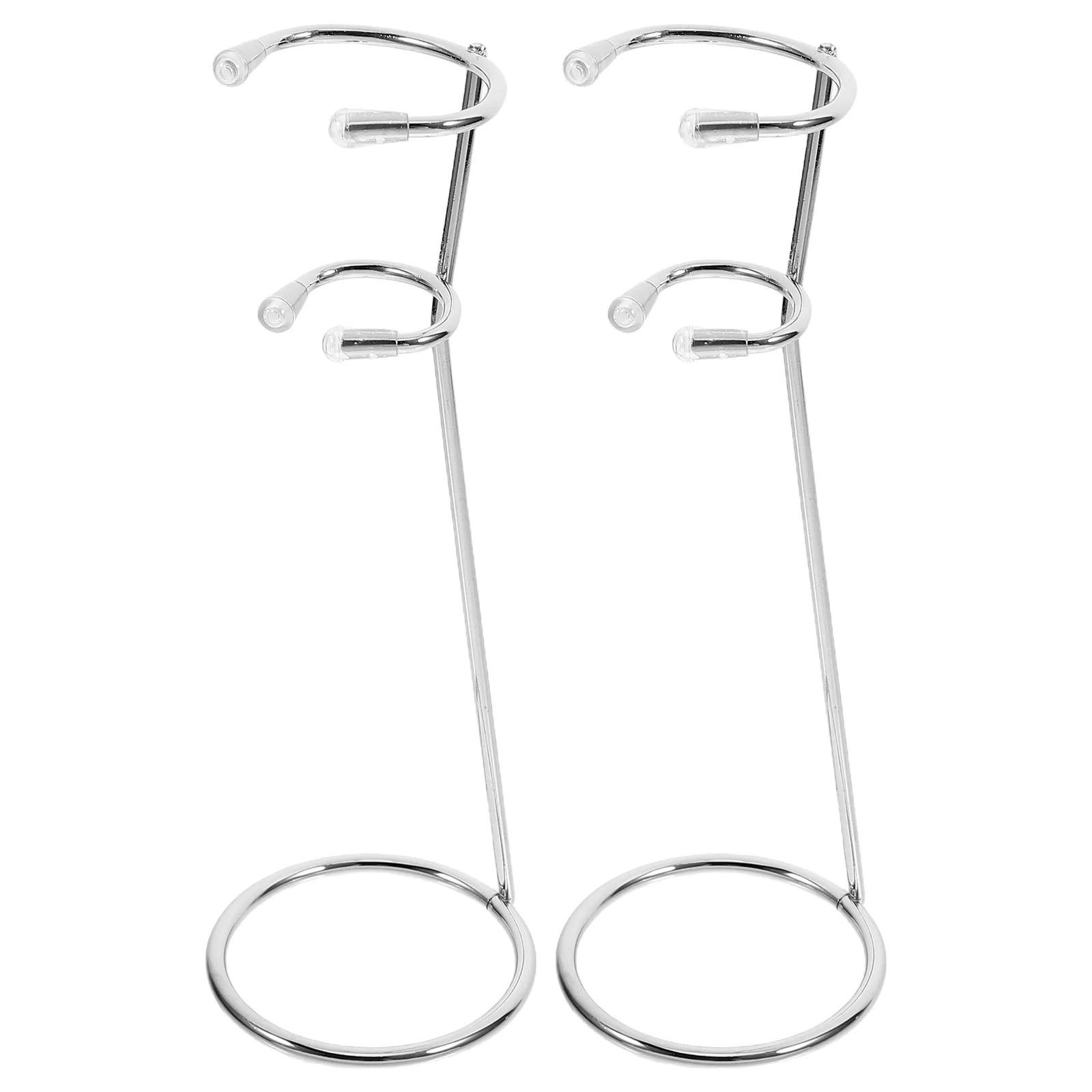 

2Pcs Frother Organizer Stand Stainless Steel - Versatile Hand Blender Holder for Kitchen, Whisk and Mixer Storage with Anti Slip