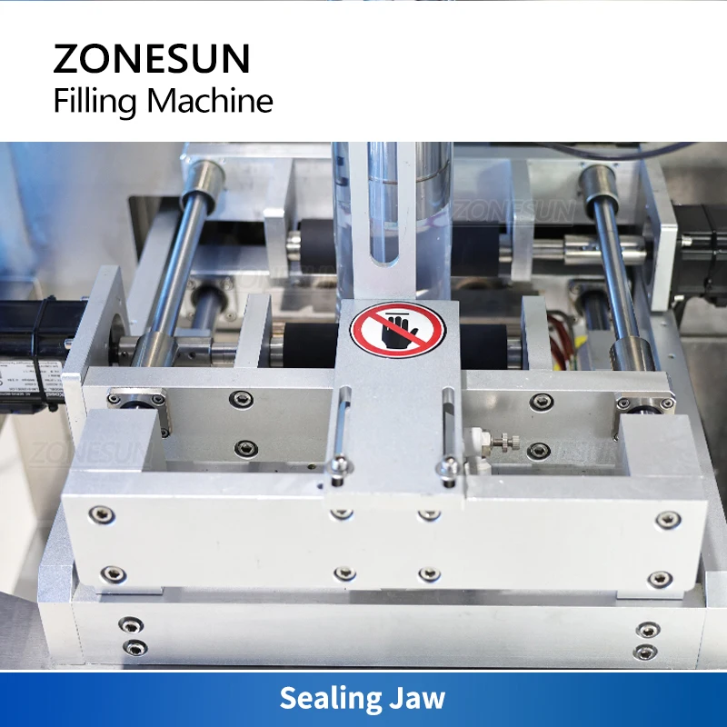 ZONESUN 200L Tank ZS-420GSY Paste Filling Vacuum Sealing Machine Honey Peanut Butter Packet Filler Automatic Feeding Pump