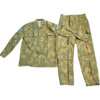 Russian Yellow flower Camouflage Suit Work Suit Men's Training Suit Outdoor Military Fans