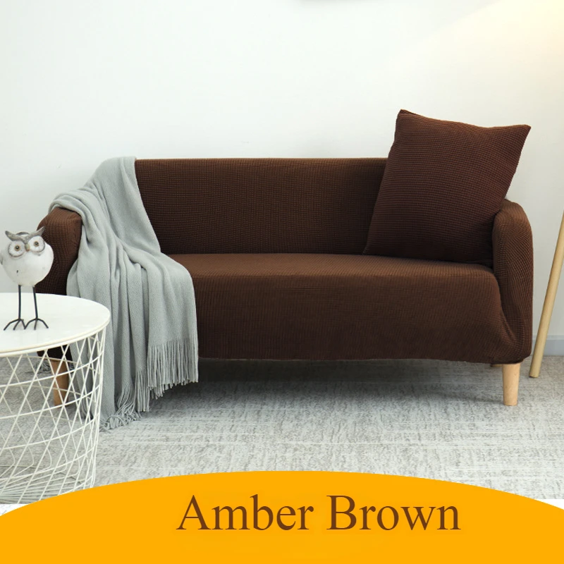 

Universal Use Knitted Thickened Sofa Cover for Single or Double Three Seat Sofa Full Covered Couch Cover