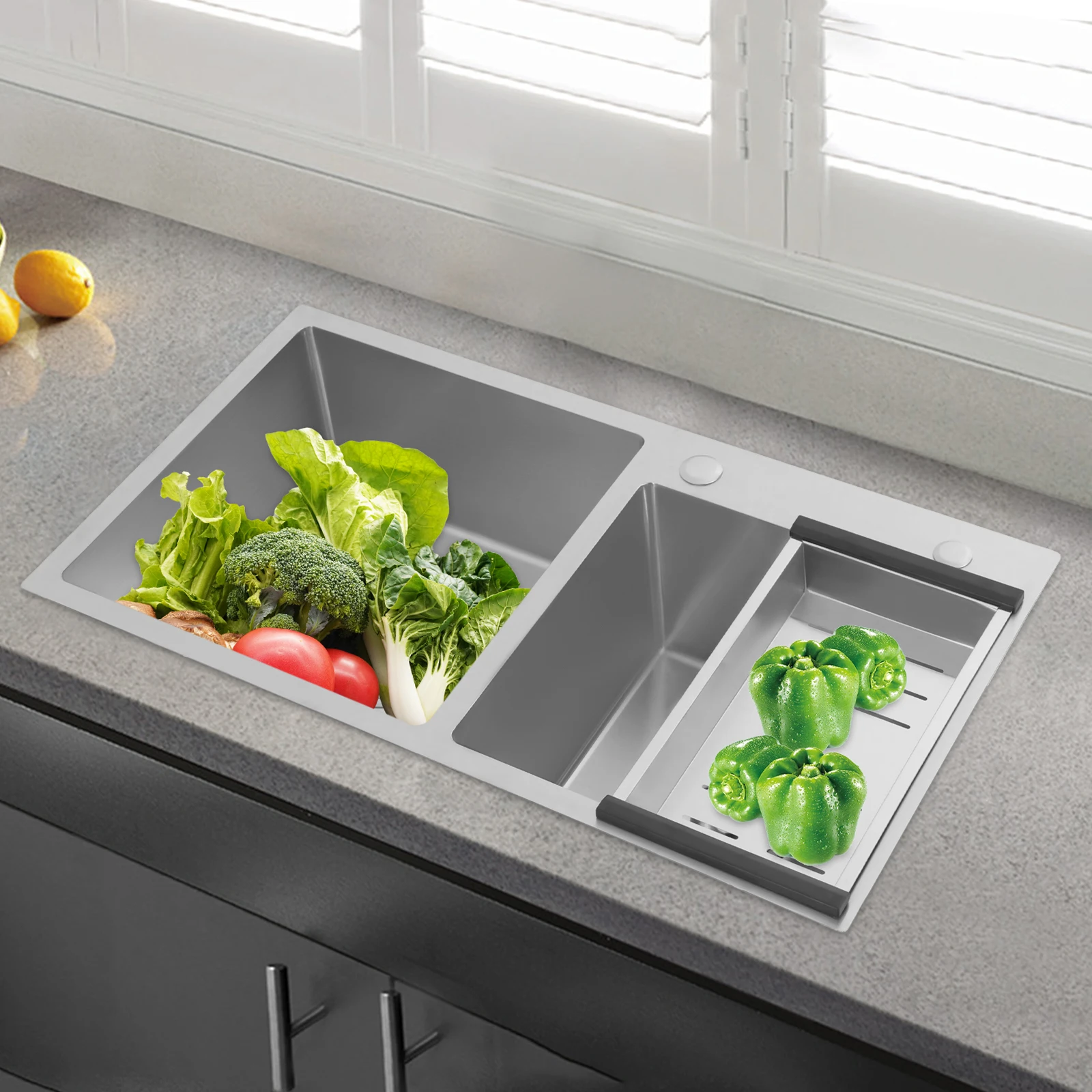Thumbnail 3 - #3 Trending Double Bowl Kitchen Sinks Right Now