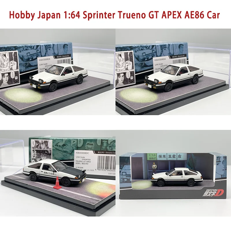 

Hobby Japan Diecast 1:64 Scale Sprinter Trueno GT APEX AE86 Alloy Car Model Collection Souvenir Gift Static Display Oranment