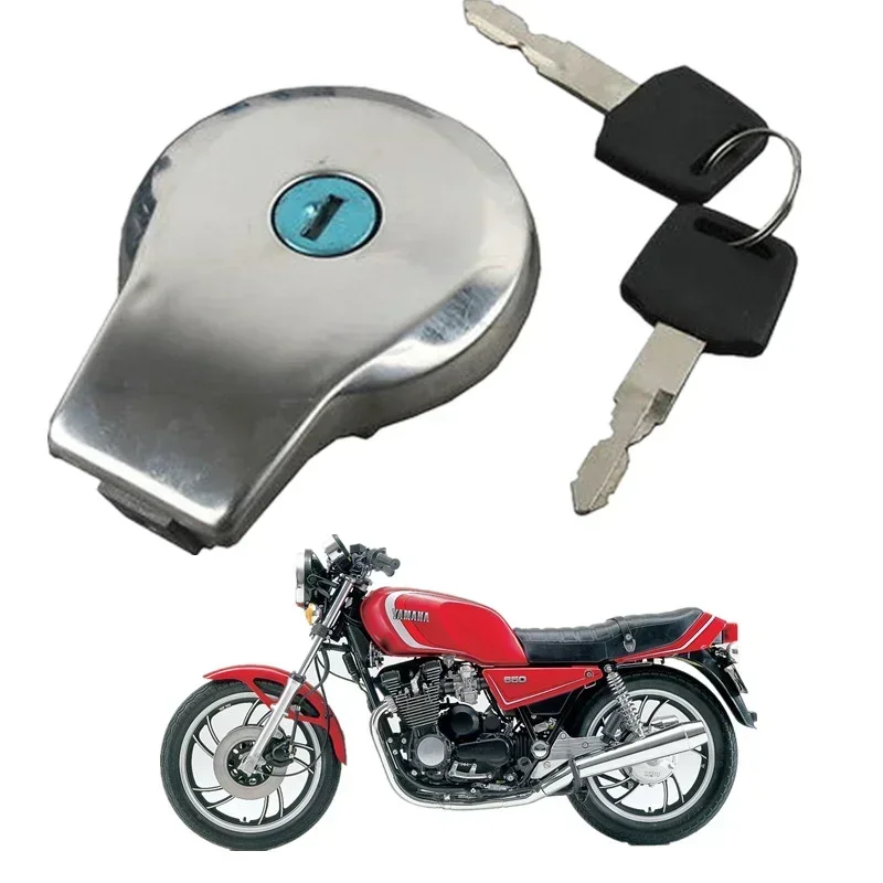 لياماها XJ400 XS250 SR125 XV400 XV400 VIRAGO 91 XV750 قطع غيار الدراجات النارية خزان الغاز غطاء الوقود قفل