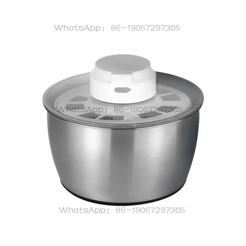 Electric Salad Spinner Drainer Spin Dryer Washer Dehydrator Rechargeable Dewatering Washing Machine Fruit Vegetable Cleaner Tool