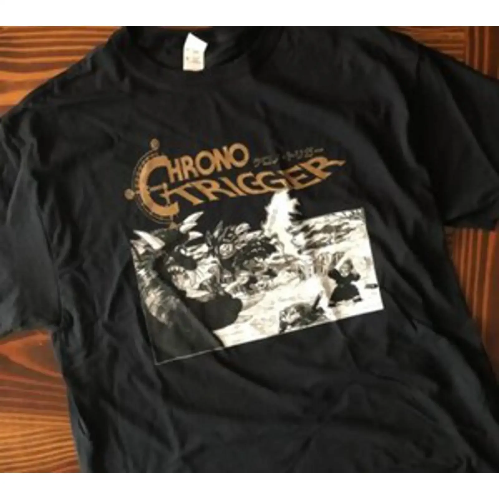 Camiseta Chrono Trigger vintage Washed Stylish Versatile fashion designer clothes Comfortable Breathable graphic homme Unisex