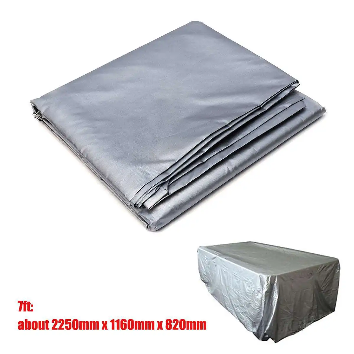 防塵防水 7/8/9 フィートフィートビリヤード台ダストカバー家具防水カバーブラックシルバー防雨