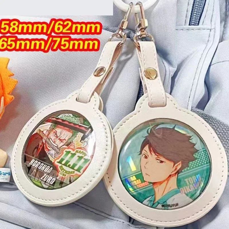 New Cartoon Ita Bag Pins Badge Protector Case for 58mm and 75mm Anime Badges Decoration Bag Accessories Pin Case birthday gift