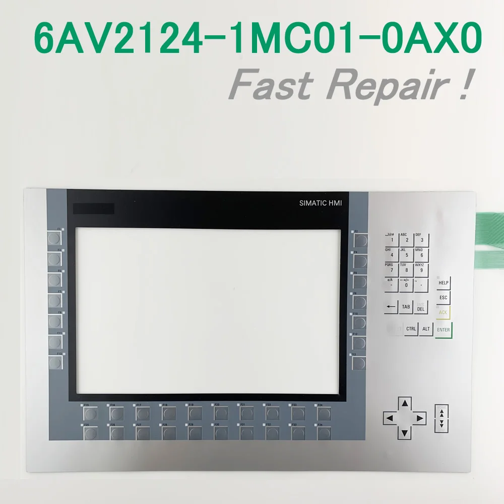 6AV2124-1MC01-0AX0 KP1200 Membrane Keypad For SIMATIC HMI KP1200 COMFORT Operation Panel Repair,Stock Inventory