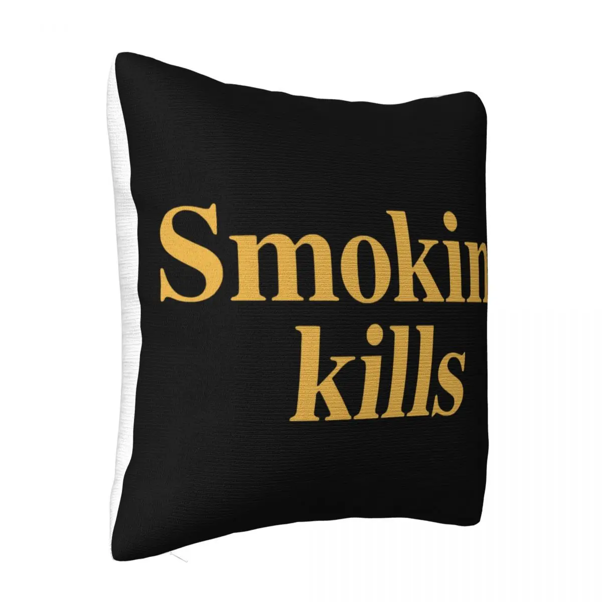 T Smoking Kills Fr2 Size L Any Logo Simple Good Quality Tops New Design Classic Vacation Halloween Basic Pillow Case