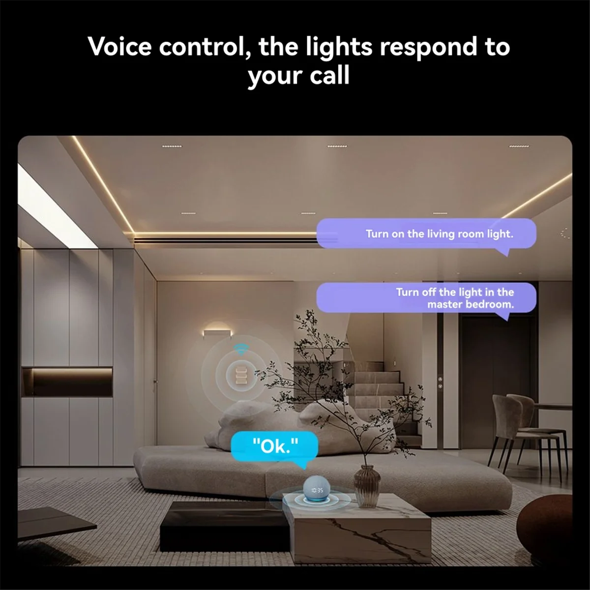 2025+Tuya WiFi US مفتاح الإضاءة الذكي زر التبديل مع التحكم في تطبيق الضوء المحيط يعمل مع المنزل 3 فتح
