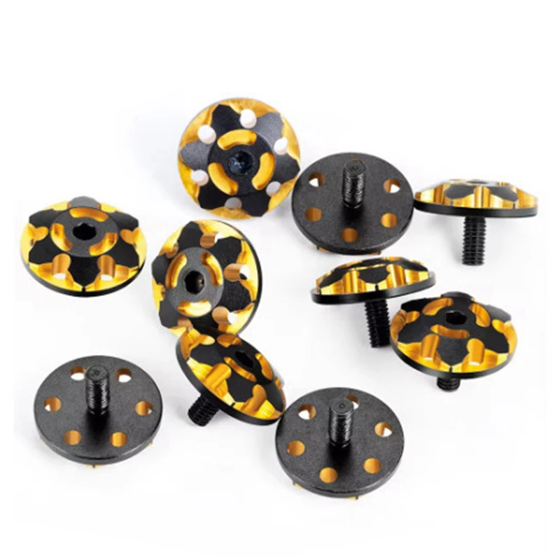 Momo 2 peças de metal m3 parafusos de fixação de junta de asa traseira para 1/8/1/10 rc carro atualização peças acessórios