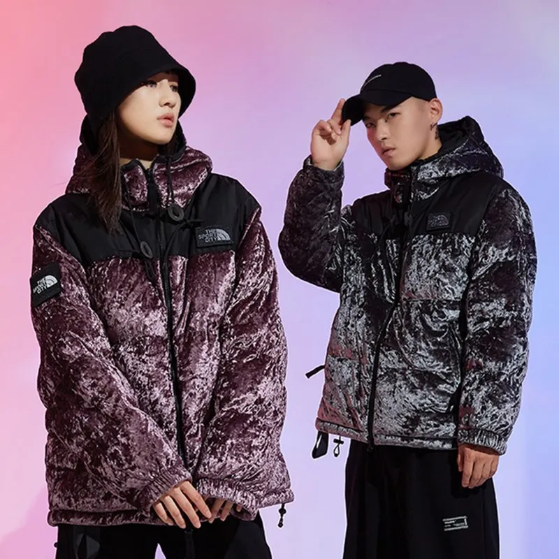 

Men's Loose Fit Thiened Cotton Jaet Stand Collar Bread Sle Winter Coat Faionable Korean Version Autumn Winter Outerwear