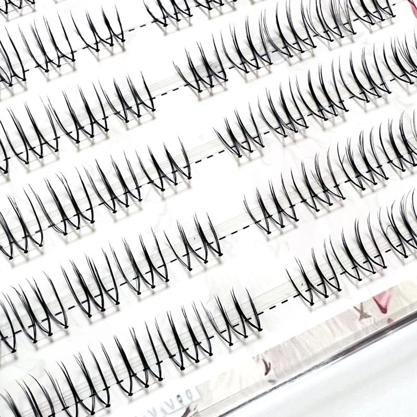 Koreaanse Stijl Valse Wimpers U-vorm Wimpers Valse Wimpers Koreaanse Meisje Groep DIY Aparte Cluster Pluizige Make-Up Accessoires