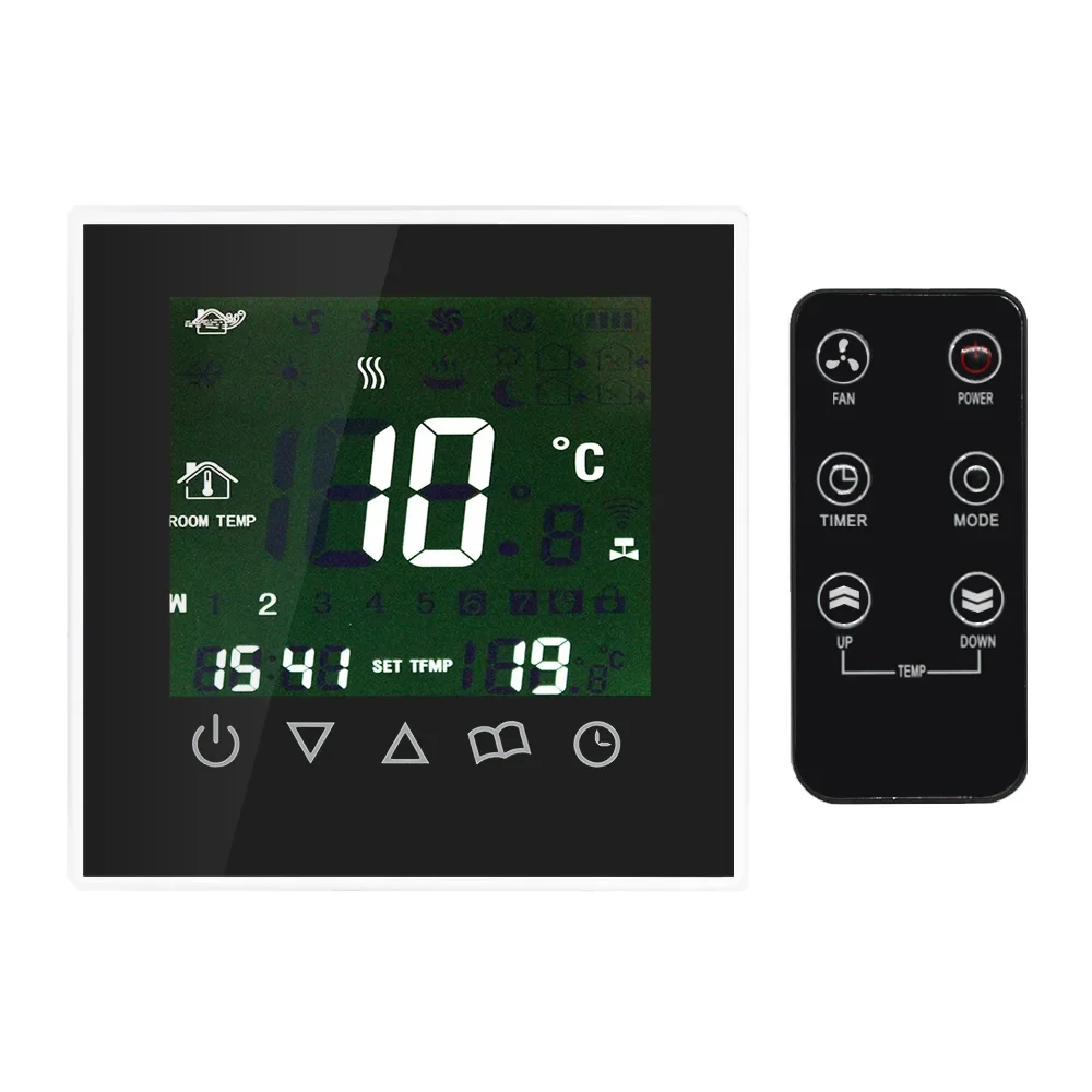 Programmable thermostat Room Temperature Controller with heating sensor radio control LCD Touch Screen water Heating Weekly