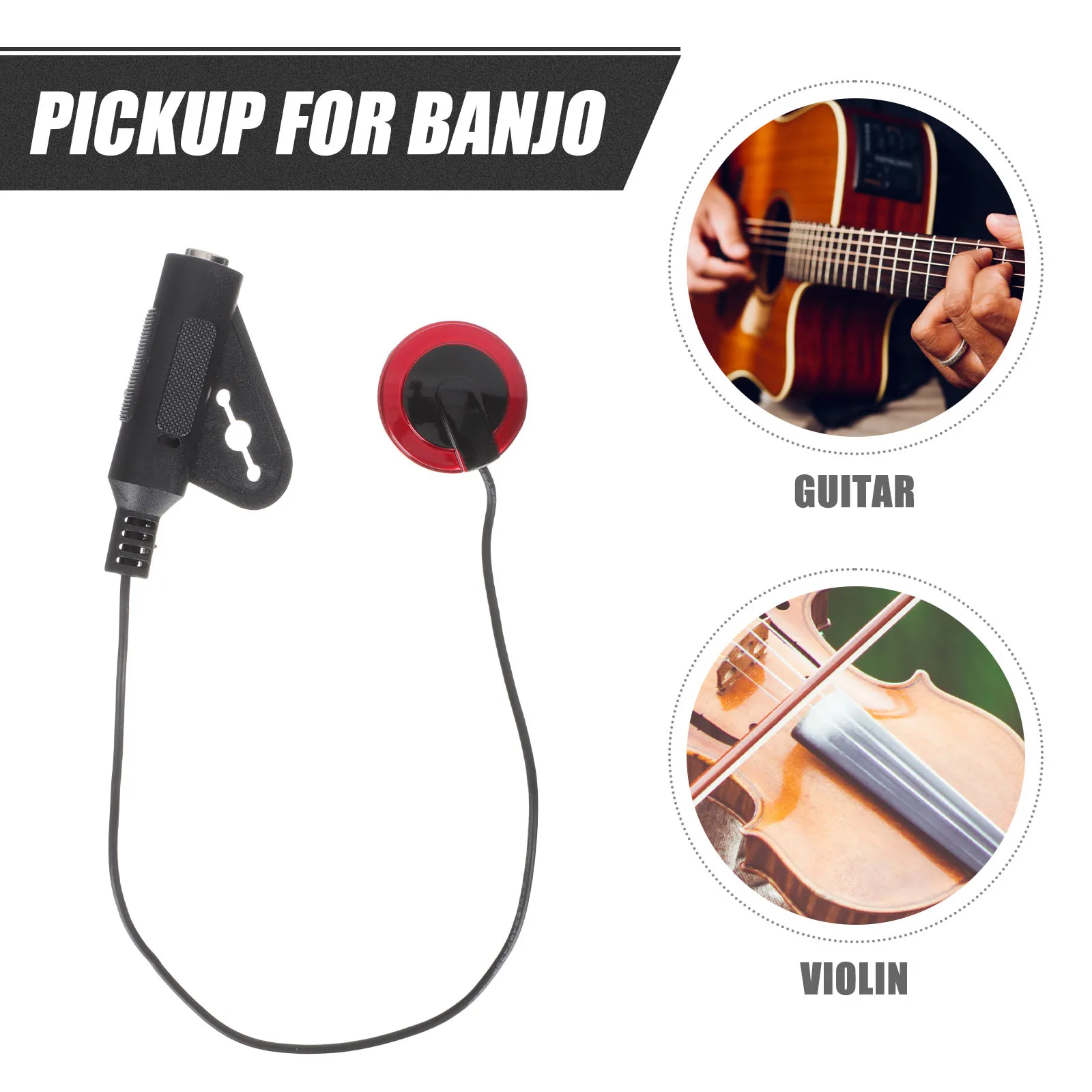 

Acoustic Guitar Pickups Volume Control Thumb Piano Parts Classical Multi-function Delicate Details