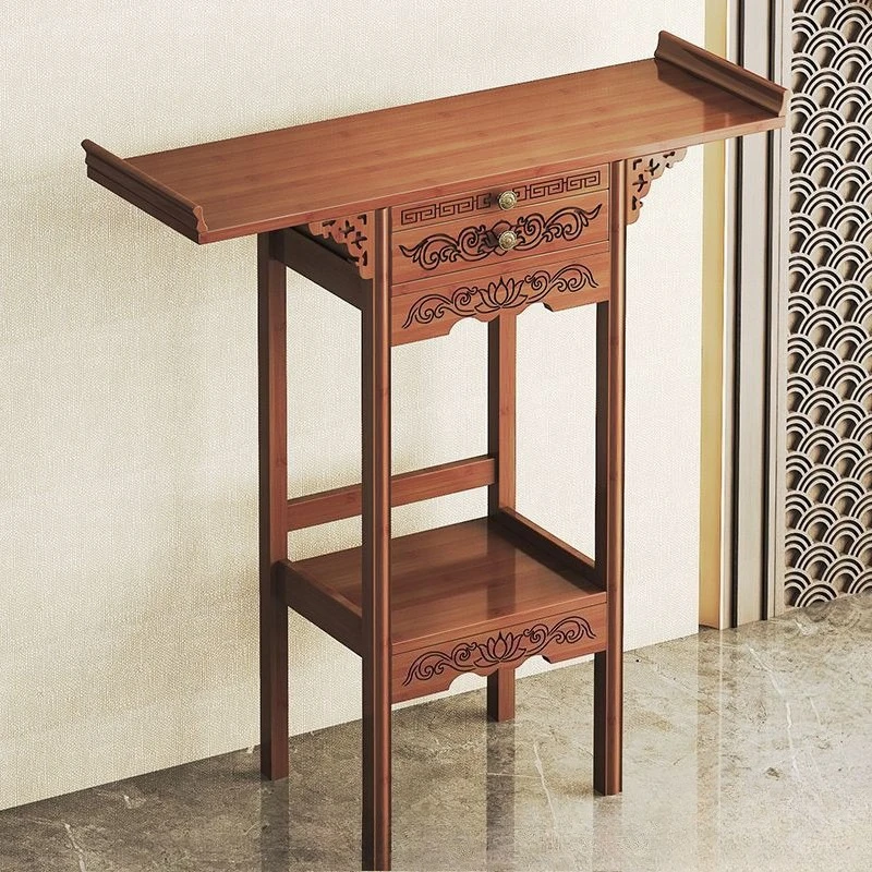 Offering table Guanyin god offering cabinet New Chinese-style household ancestral hall Light luxury display God of Wealth