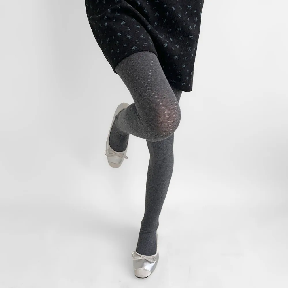 

Fashionable Jacquard Knitted Stockings High-elastic Skinny Fit Basic Pantyhose Soft Comfortable Thermal Leggings Autumn Winter