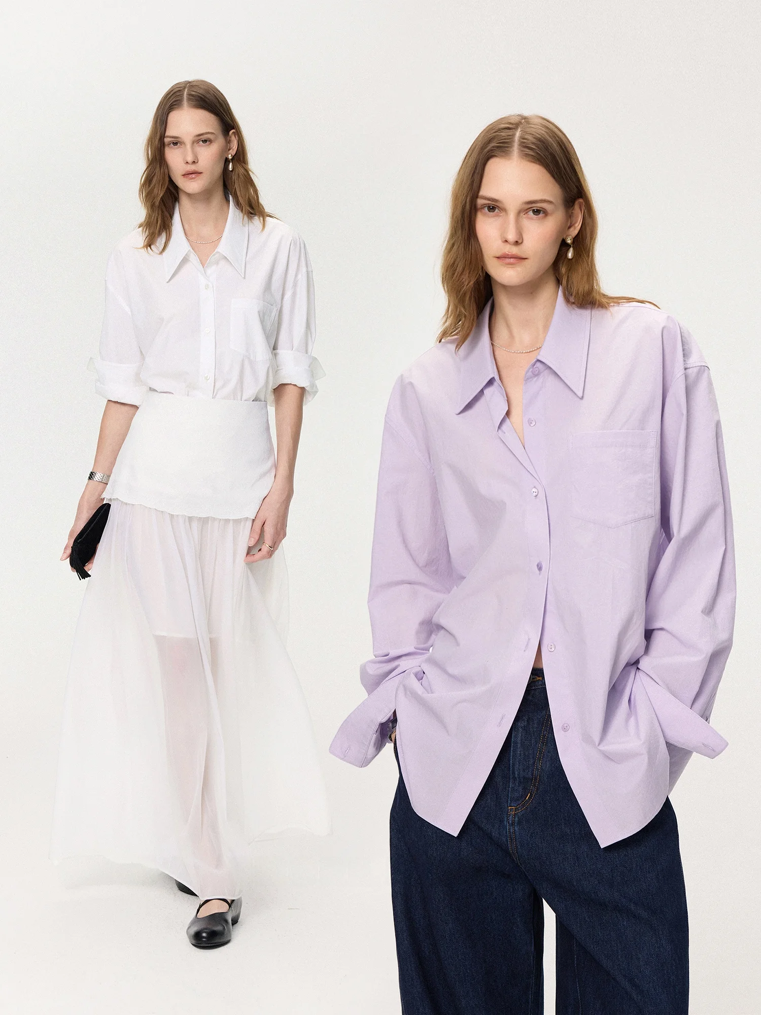 

SMORE RIVERS: Новая коллекция! Роскошная женская повседневная рубашка из чистого хлопка с длинным рукавом и воротником из бархата. Элегантность и комфорт.