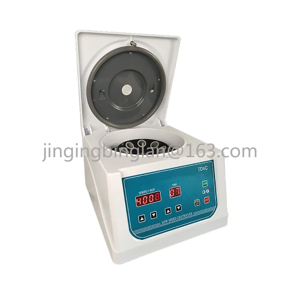 AC 220V Laboratory Electric Low Speed PRP Centrifuge TD4C 0-4000RPM Adjustable Digital Display Desktop Centrifugal Machine