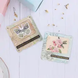 KSCRAFT Specimen Slides Shaker Metal Cutting Dies Stencils for DIY Scrapbooking/photo album Decorative Embossing DIY Paper Card
