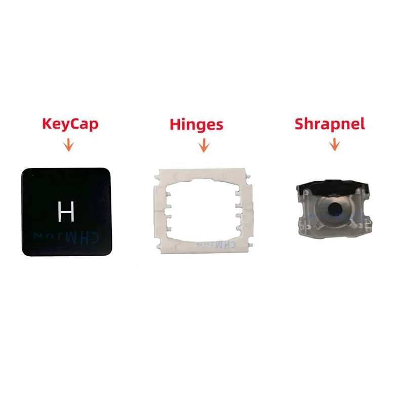 A1534(2017)A1706 A1707 A1708 Repuesto de bisagras y piezas de repuesto individuales para teclas H, compatibles con MacBook Pro