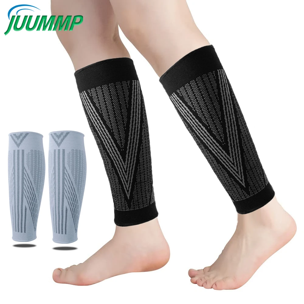 1Pair Calf Compression Sleeves for Men and Women - Leg Compression Sleeve - Footless Compression Socks for Runners