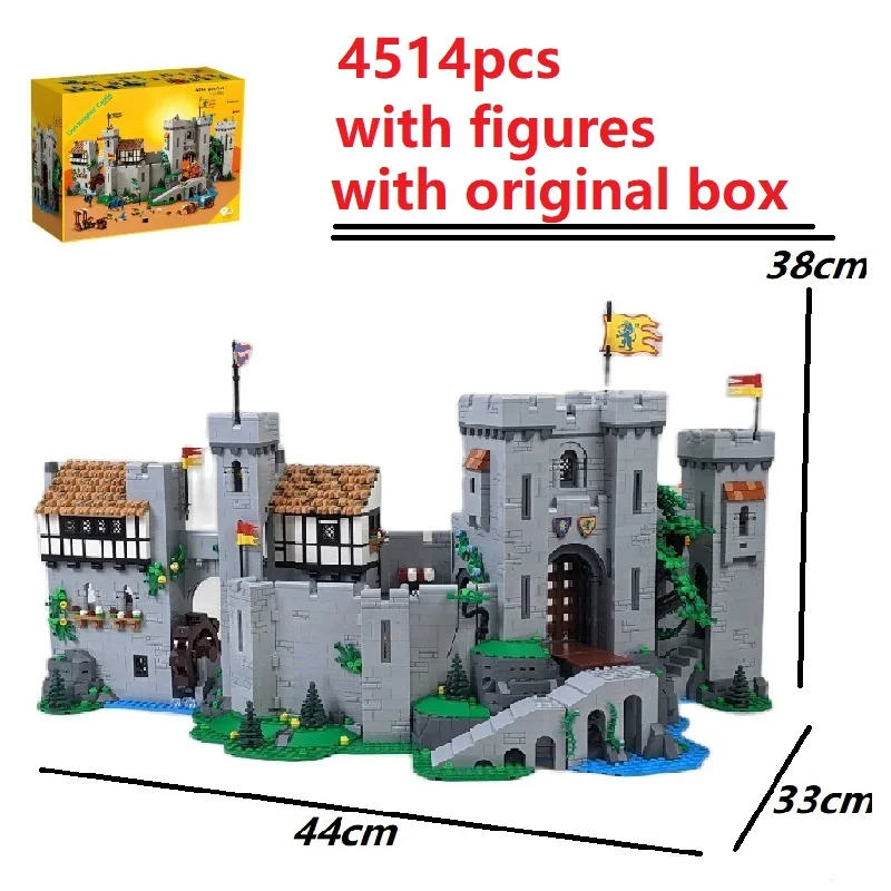 With Original Box 4514 PCS Castle Compatible 10305 85666 Building Blocks Bricks Education Kids Christmas Birthday Gifts