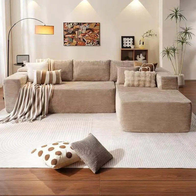 

modern minimalist sofa frameless compression L type sofa comfortable fabric диван в вакуумной упаковке living room furniture