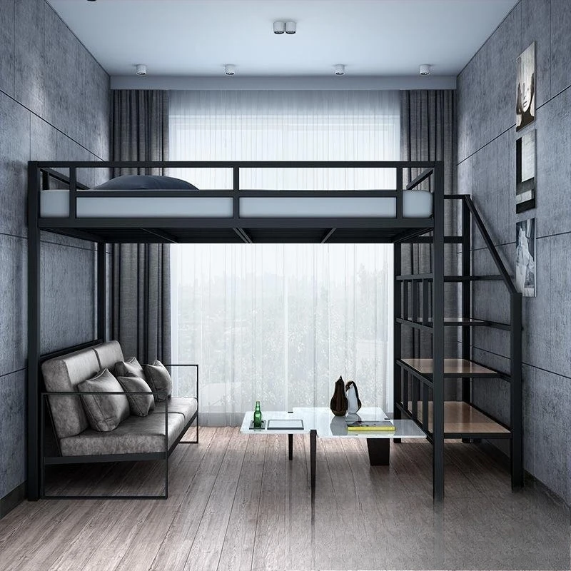 

Small apartment space-saving bed empty adult double Nordic hammock double bed