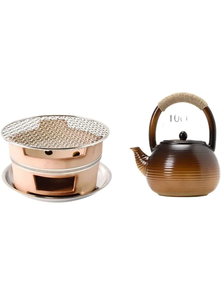 

Traditional Indoor/Outdoor Charcoal Brazier for Tea and Roasting, Suitable for Cooking Sweet Potatoes and More, with a Medium Ve