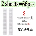 2sheets Wh andBk S