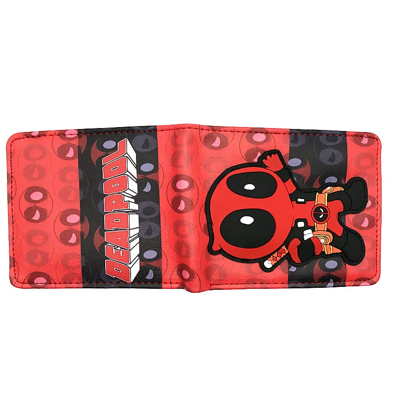 Marvel Comics Deadpool Spiderman Ironman Wallet Cool Design Short Purse for Young Wholesale