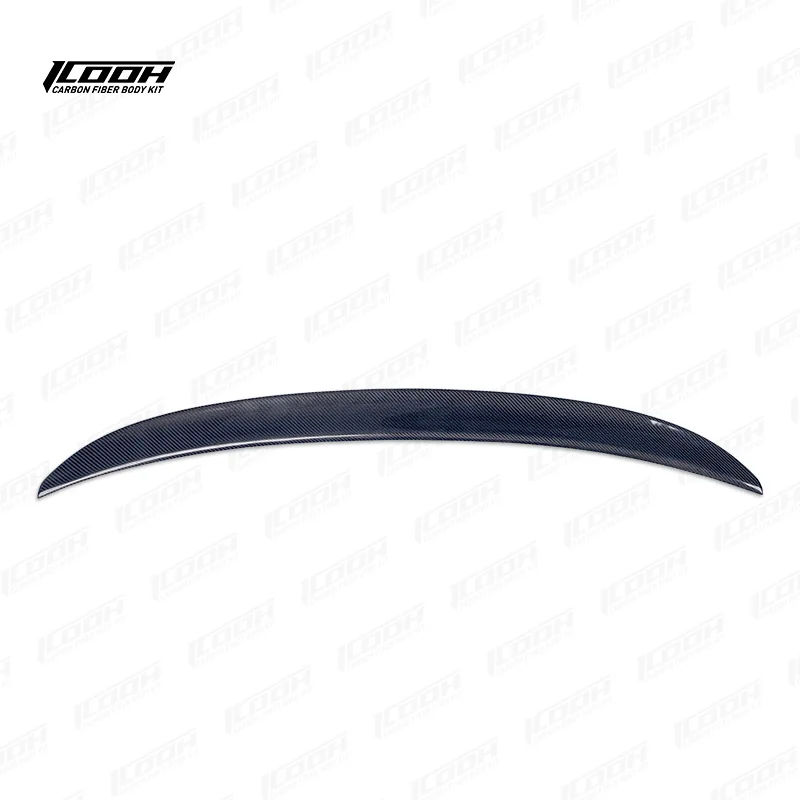 ICOOH Racing M4 Style Carbon Fiber Fibre Body Kit Rear Boot Spoiler Wing For BMW 3 Series F30 F35 12-20,100% TESTED WELL