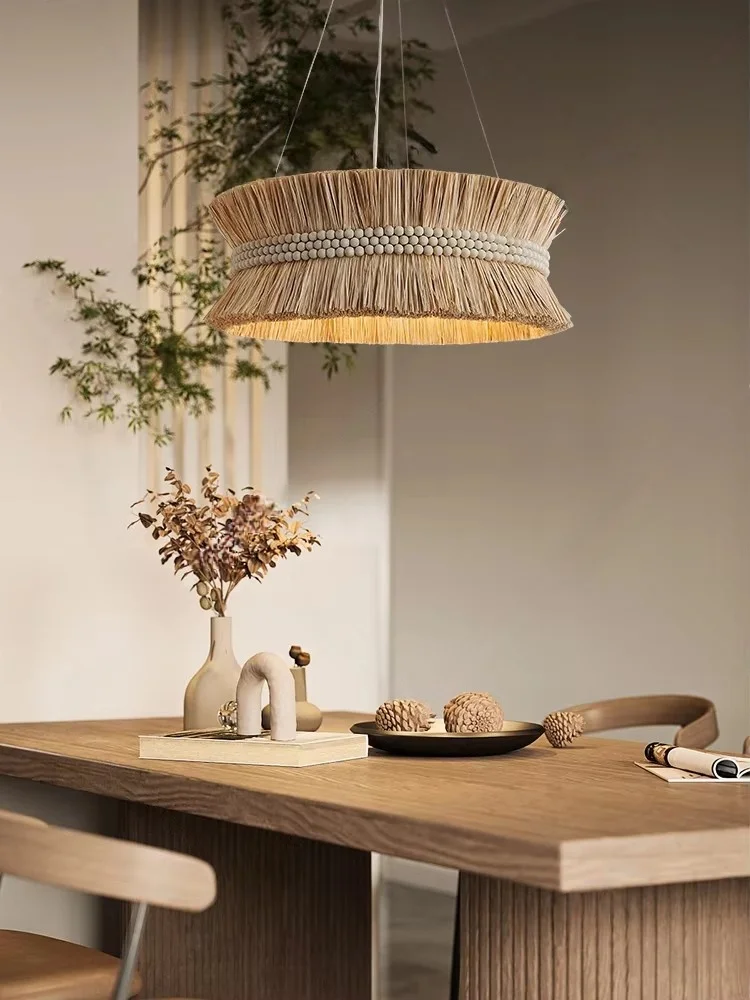 

Japanese Retro Restaurant Pendant Light Wabi Sabi Style Living Room Bedroom Study Room Homestay Farm Tea Room Decoration Lafite