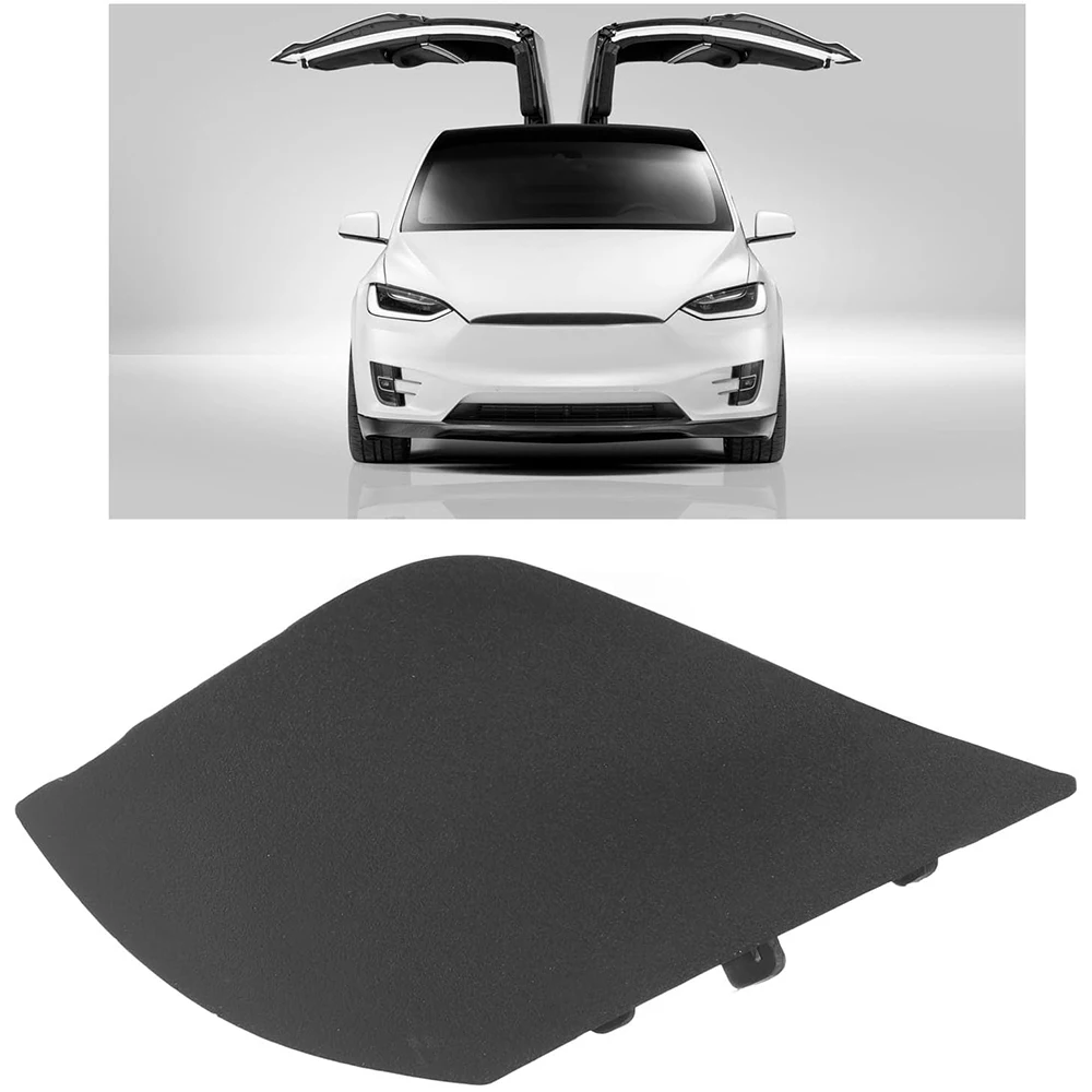 High Quality 1057056-00-D for Model X Model S 2016 2017 2018 2019 2020 2021 Black Front Bumper Tow Hook Cap Eye Cover 105705600D