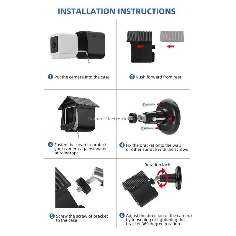 Dust-Proof Protective Cover for Case for Wyze Waterproof Silicone Sleeve