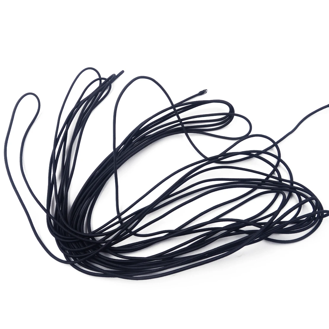 New  Black Strong Elastic Rope10M x 3mm Bungee Shock Cord Heavy Duty Stretch String for Outdoor