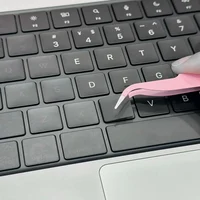 (Iso Eu Uk) Pegatinas translúcidas grises Mbp adecuadas para el teclado del portátil Apple Mac Book, pegatinas que transmiten la luz para evitar que el teclado se ensucie y para evitar el desgaste de las teclas
