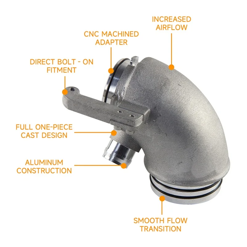 High Flow Inlaat Turbo Elleboog Pijp Voor VW Golf MK7 GTI R Audi S3 A3 TT 1.8TSI 2.0T Skoda Octavia VRS SEAT Leon Cupra