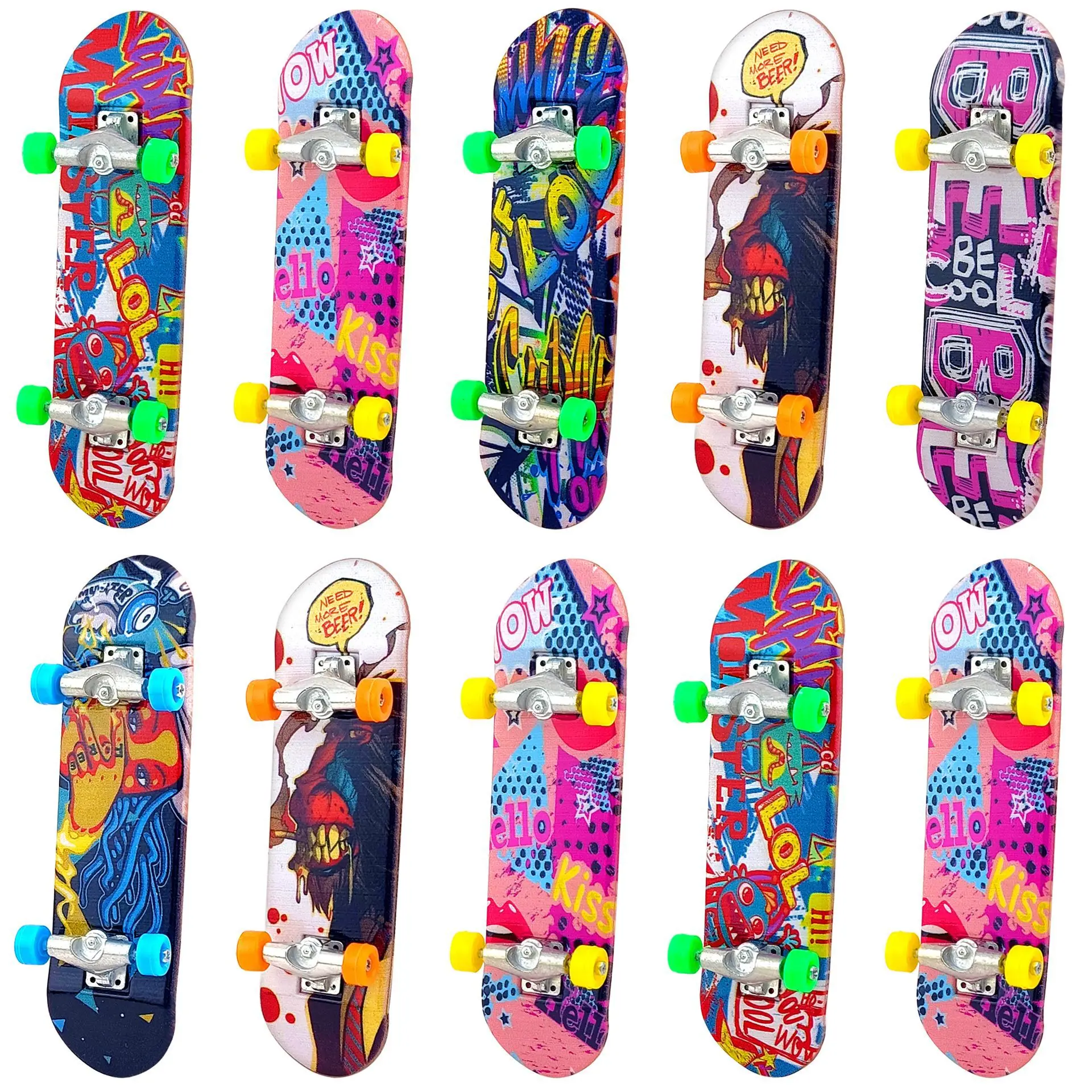 5 pz/borsa Finger Board Puzzle Sport Mini Gioco Da Tavolo Punta Delle Dita Skateboard Ragazzi E Ragazze Alleviare Lo Stress Bomboniere Di Compleanno