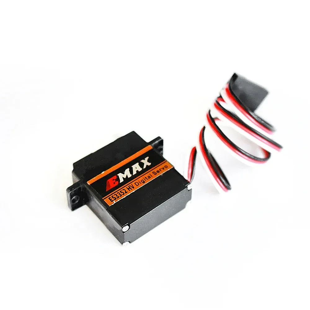 EMAX-Servo estándar Digital ES3352 HV, engranaje de Metal de alto voltaje, 12G, multiusos, para coche RC, Robot, avión, Dron