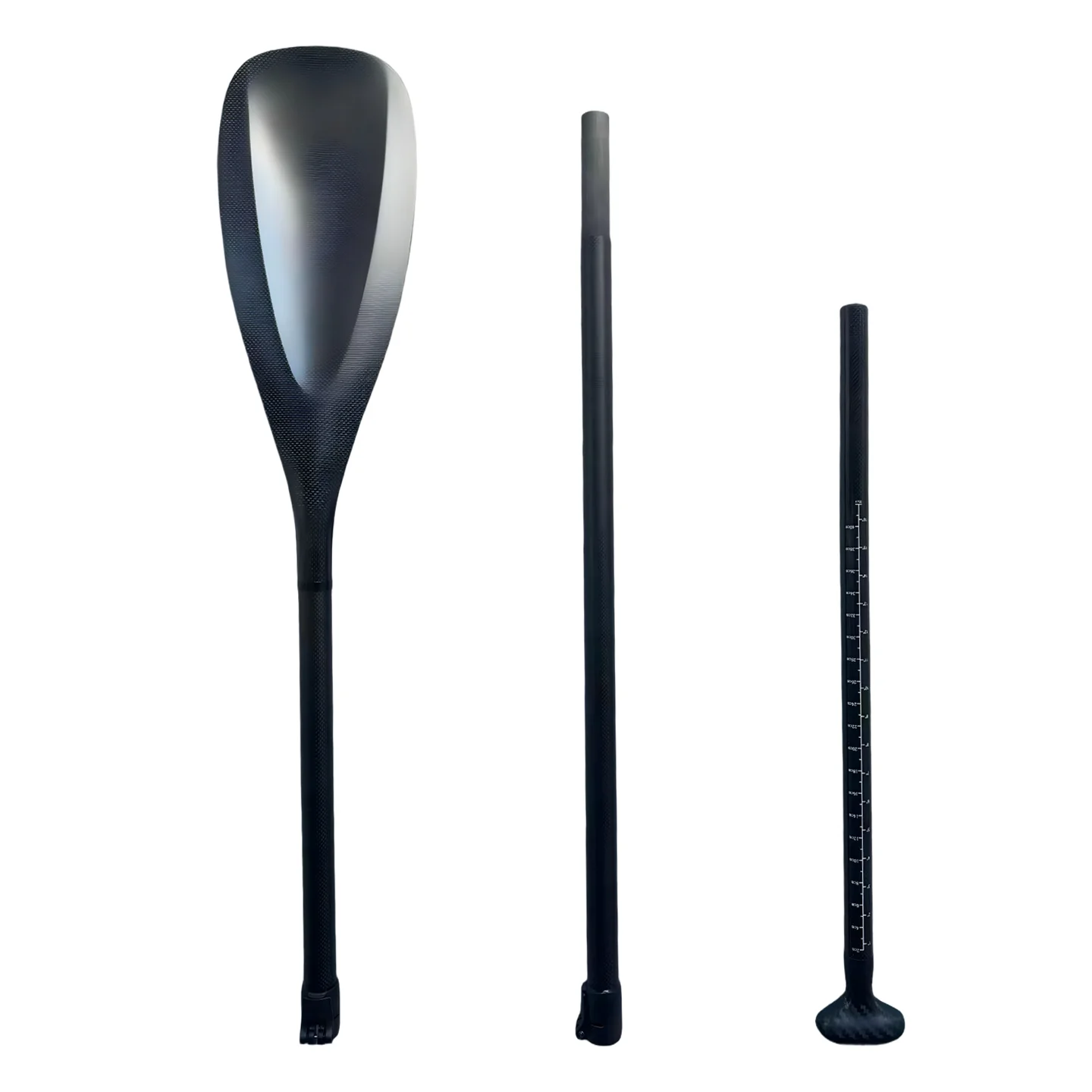 

QQSPORT PADDLE，Matte V-shaped carbon SUP PADDLE，3 pieces Q51