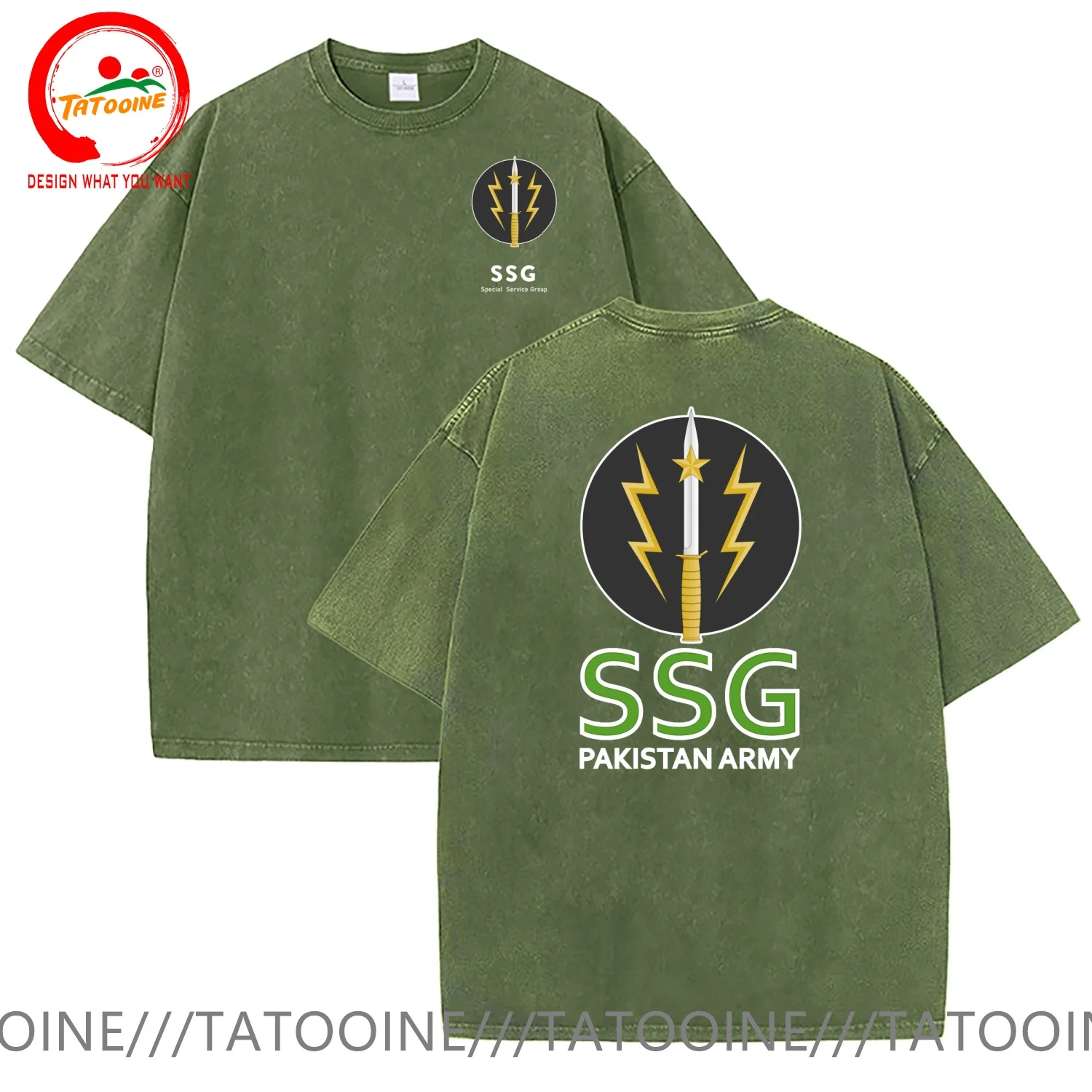 Pakistan Army Special Service Group SSG T Shirt Men Fashion Trendy Casual Clothing Stylish Tops Tee Shirt Leisure Tshirt