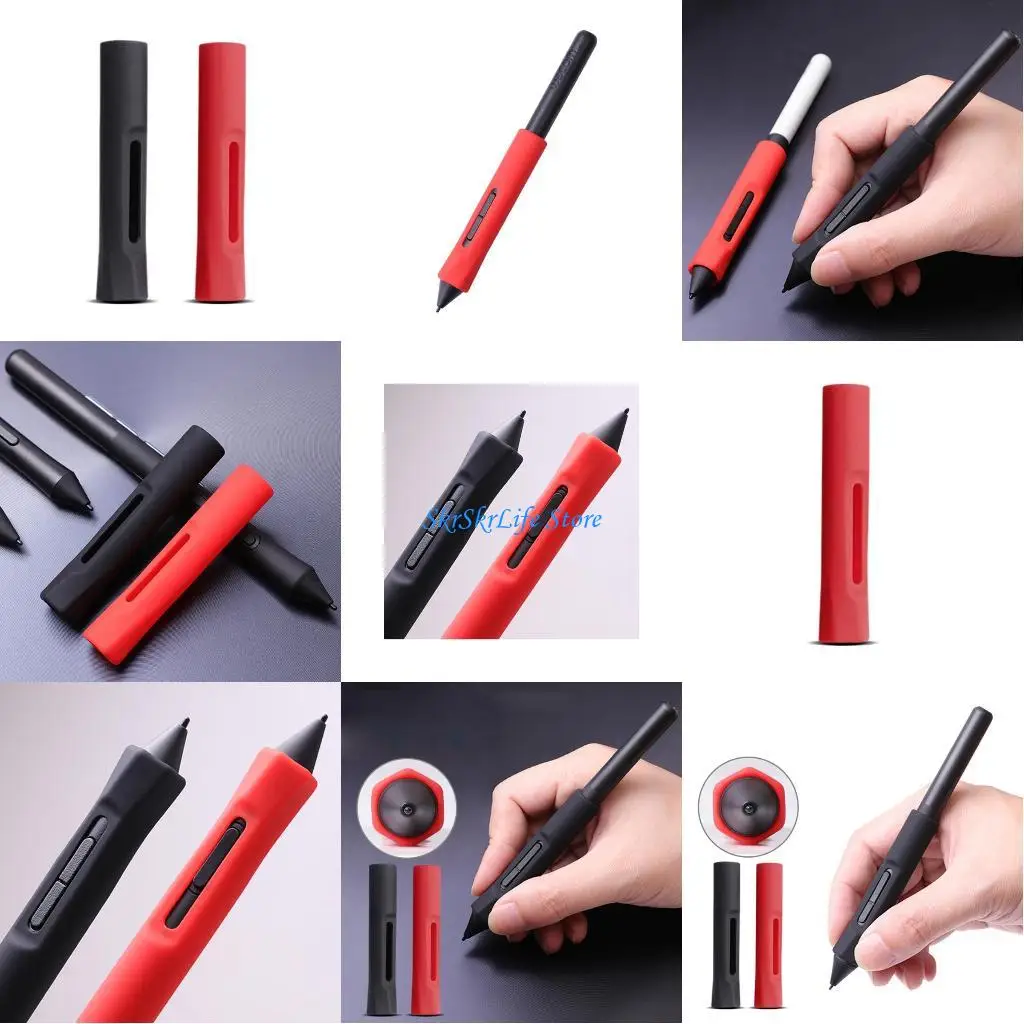 

E65E for Silicone Pen Sleeve Non-slip Tablet Pen for Case Protective Grip Hold