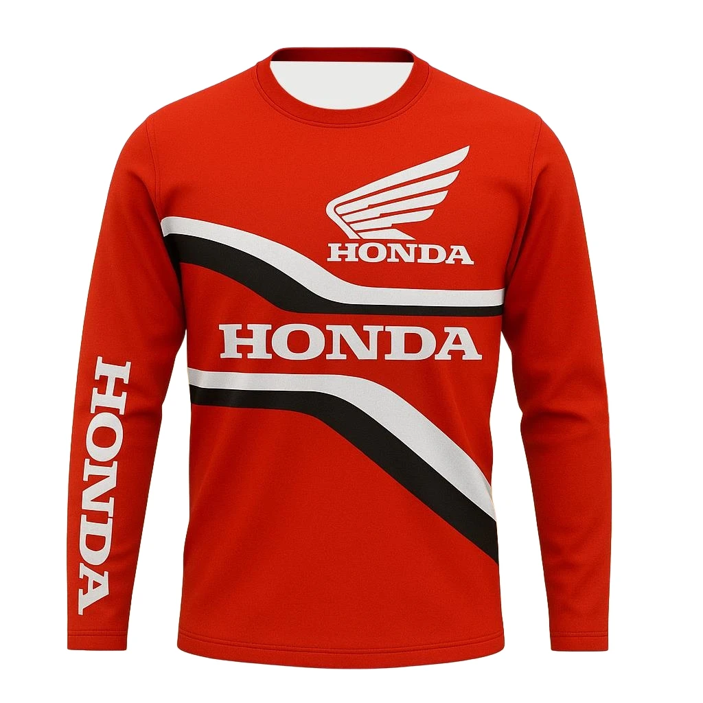 هوندا 2026 دراجة نارية للطرق الوعرة سريعة الجافة تنفس جيرسي دراجة هوائية جبلية سباق تي شيرت مريح ركوب Ropa Motocross Hombre