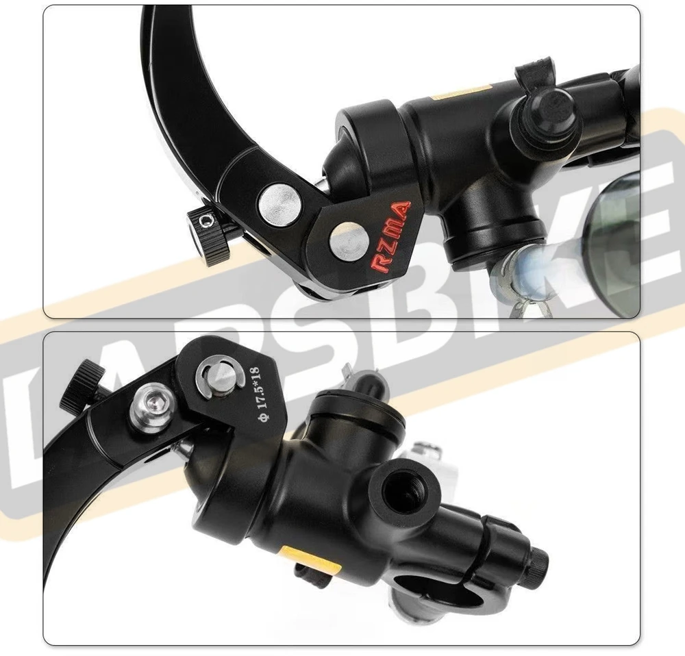 Universal RZMA L16/R17.5RCS Motorcycle Brake Clutch Pump Lever Radial Master Cylinder 22mm For Honda Yamaha Suzuki NIU Ninebot