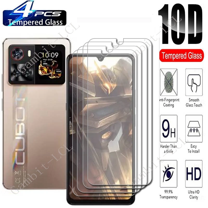4PCS For Cubot X100 Screen Protective Tempered Glass ON CubotX100 A40 P90 CubotA40 CubotP90  Protector Cover Film