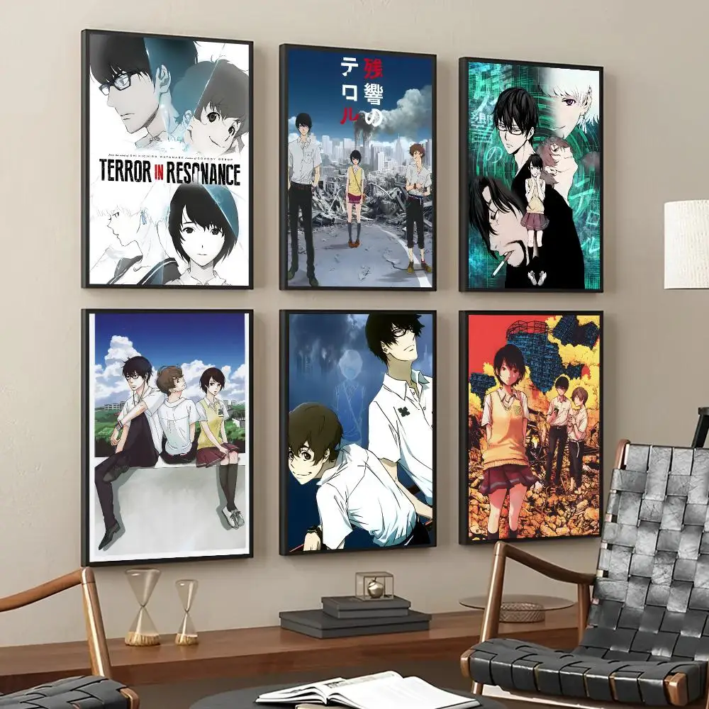 T-Terror I-in R-Resonance Poster Wall Art Wall Stickers Home Living Room Bedroom Bar Office Decor Prints Personalized Gift