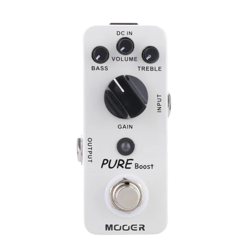 Mooer Pedal de efecto Pure Boost Micro Mini Boost para guitarra eléctrica True Bypass